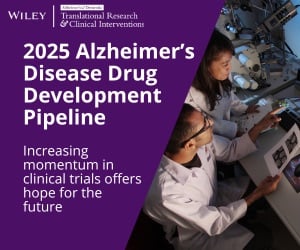 Alzheimer's disease drug development pipeline: 2025